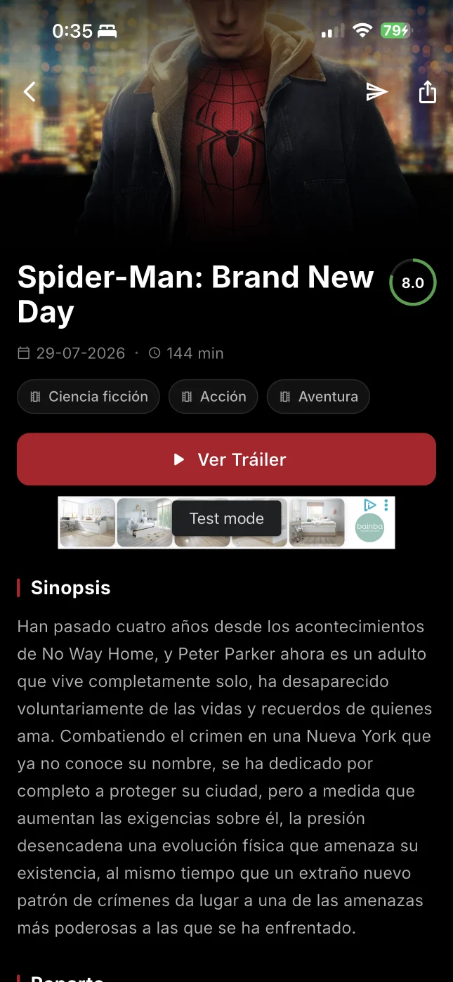 Ficha de película en Red Carpet